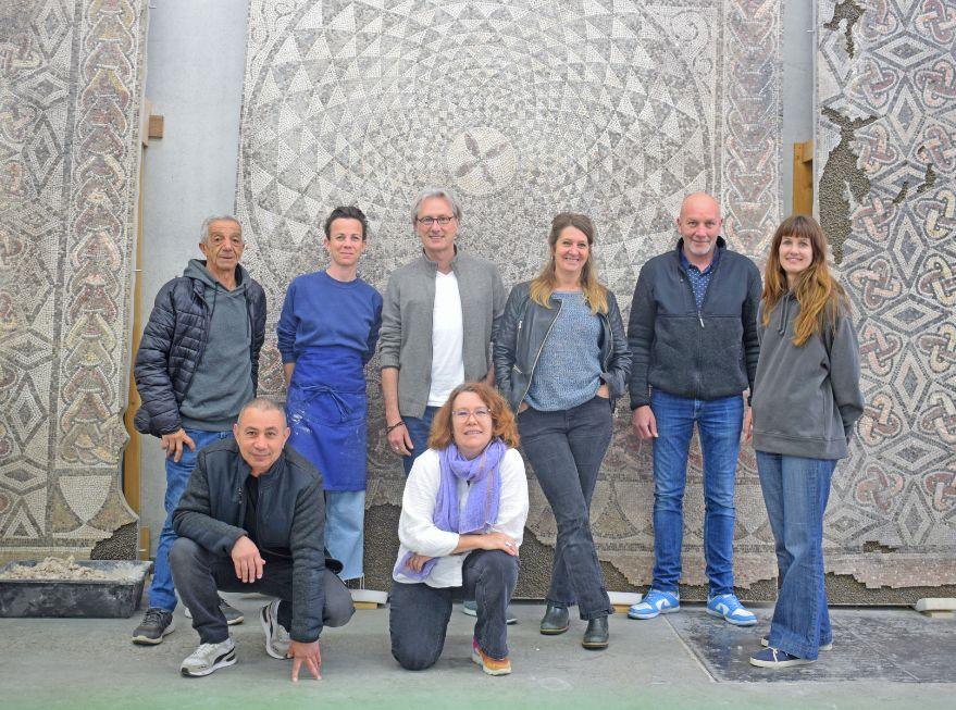 Équipe de l'atelier de conservation-restauration