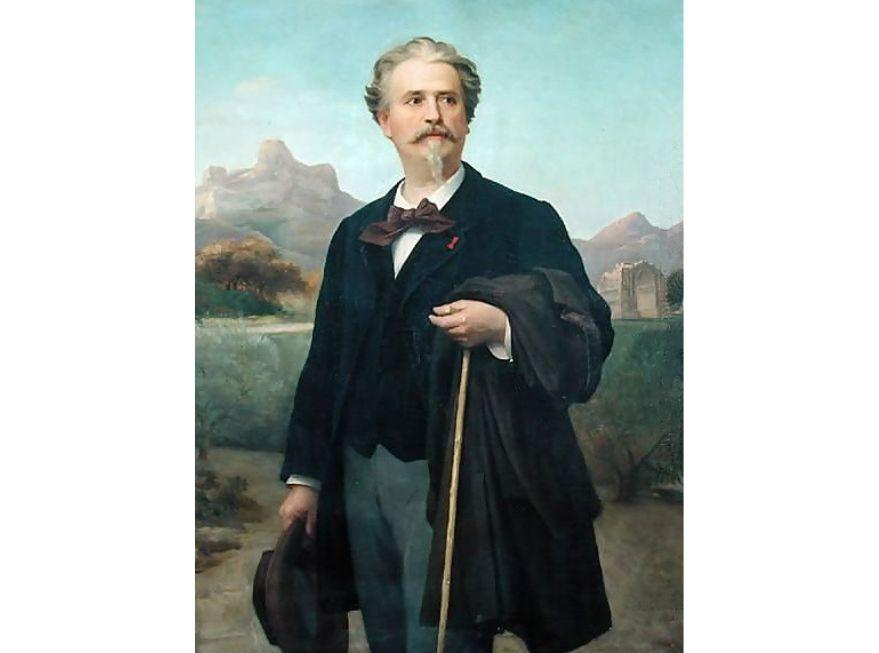 Frédéric Mistral en 1885 par Félix-Auguste Clément (1826-1888)
