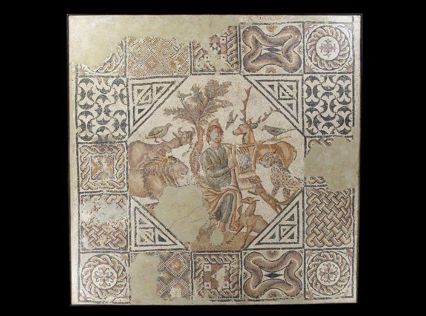 Mosaïque d’Orphée, MDAA © Rémi Bénali