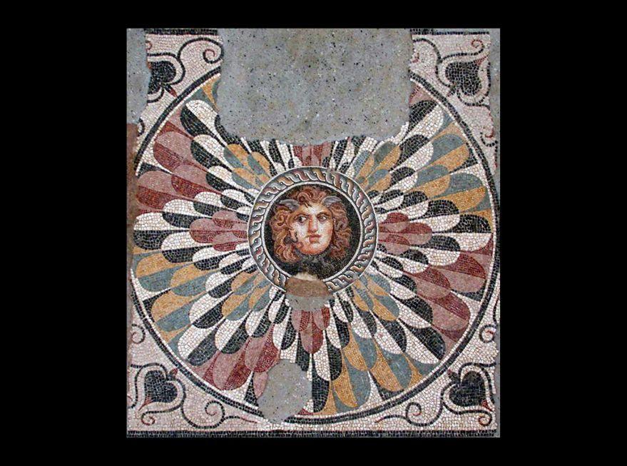 Mosaïque de la Méduse, Alexandrie, Égypte