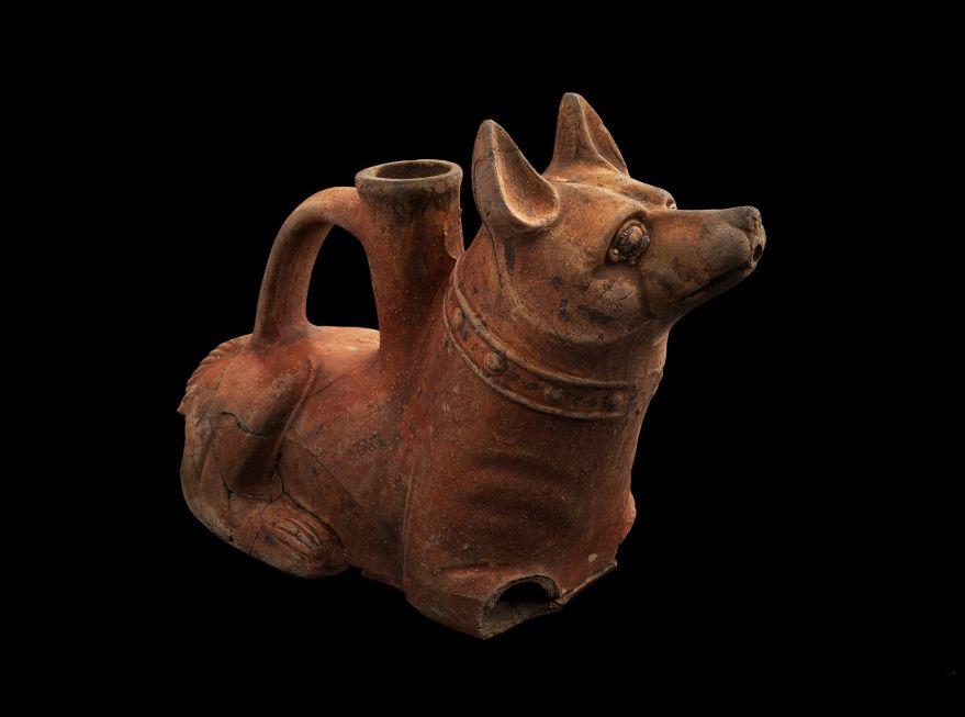 Vase plastique (chien)