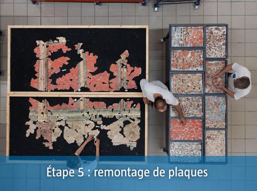 Remontage de plaques