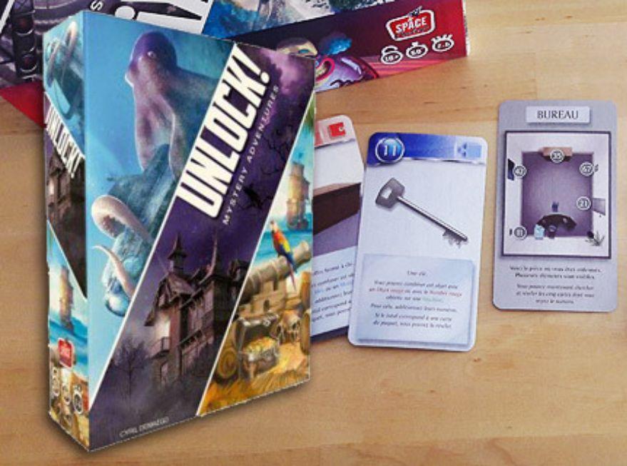 Unlock, escape game jeu de société
