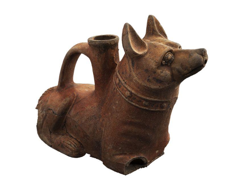 Vase plastique (chien)