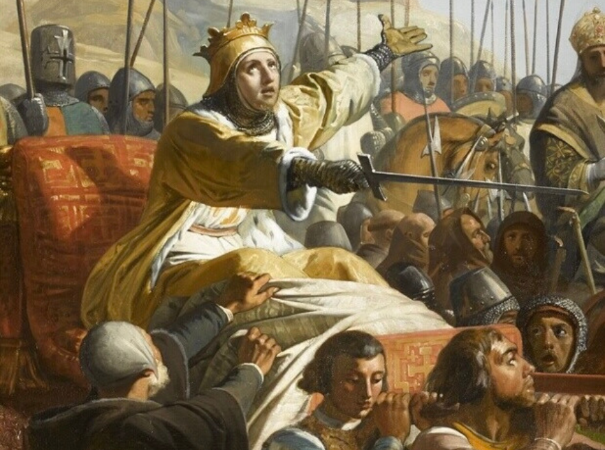 Tableau de Baudouin IV à la bataille de Montgisard