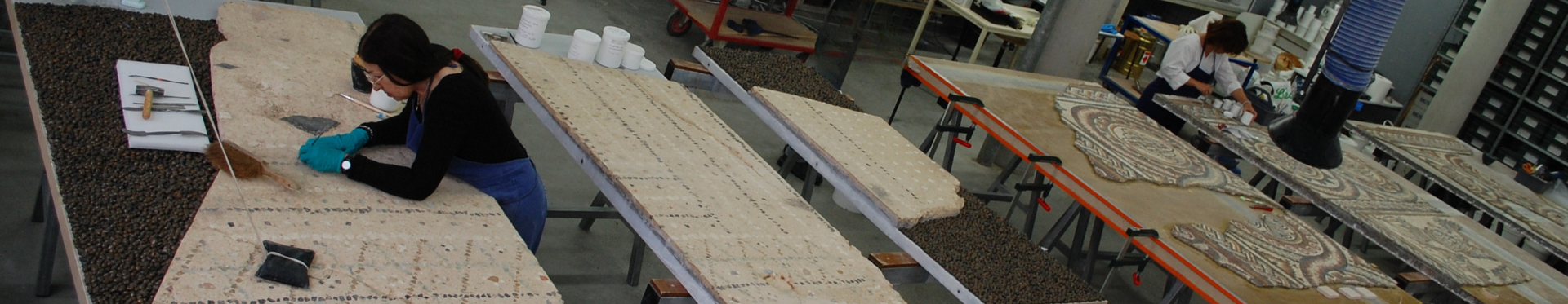Atelier de restauration au sein du musée
