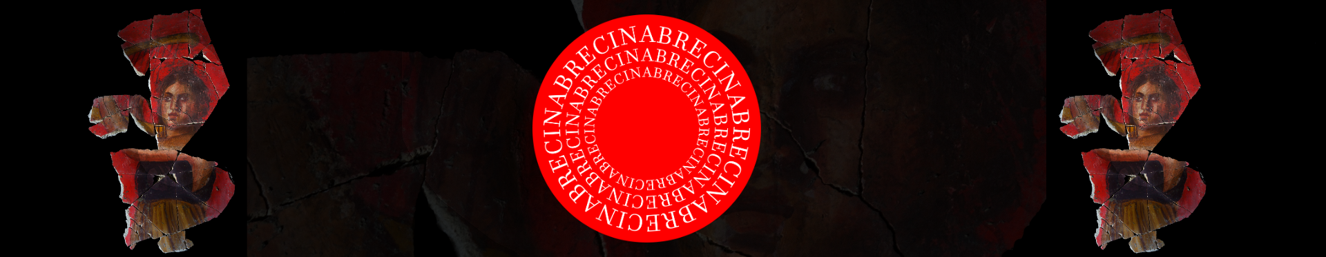 Bandeau cinabre ( harpiste et logo )