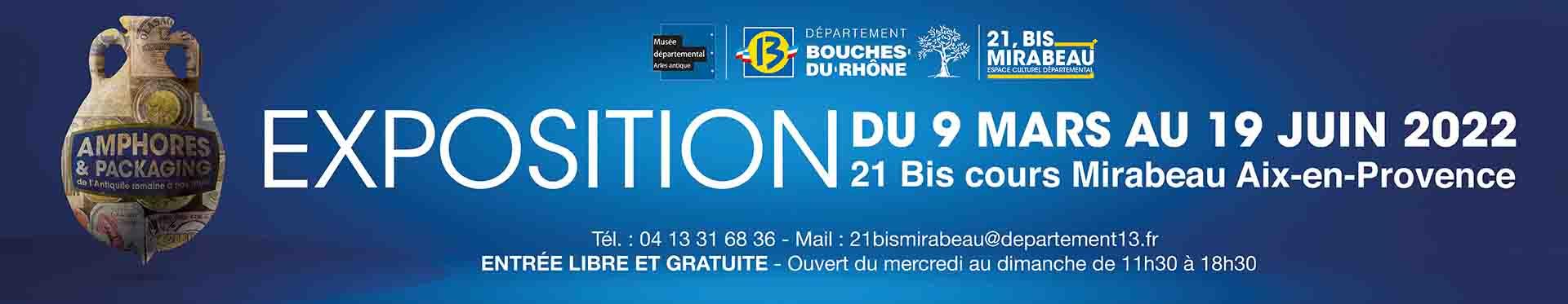 Exposition "Amphores & packaging" © Département 13
