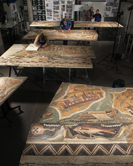 Atelier de conservation et de restauration des mosaïques