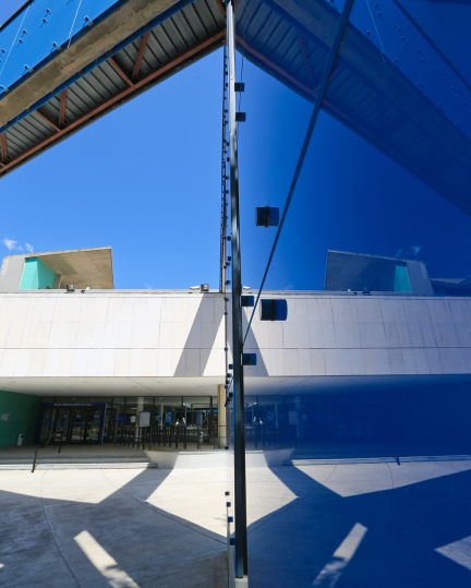 Vue de la devanture du musée
