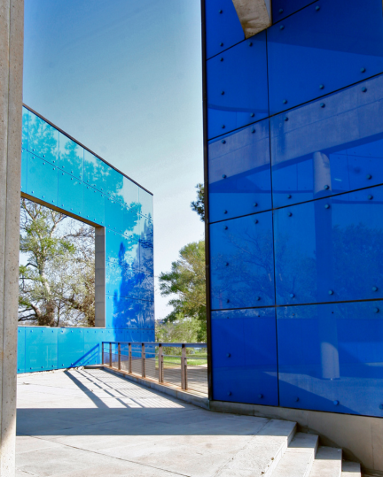 Image de l'architecture du musée bleu