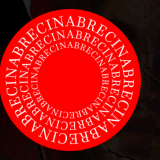 Bandeau cinabre ( harpiste et logo )