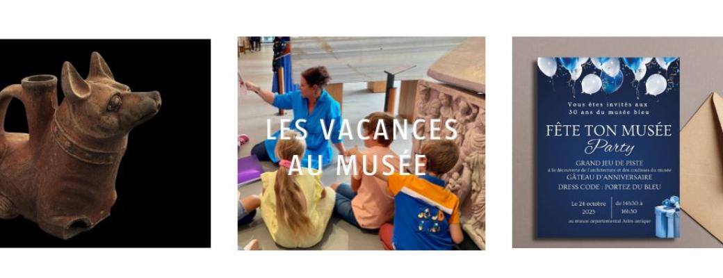 Les vacances au musée bleu octobre 2025