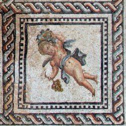 Mosaïque de l'Aiôn, détail représentant l'automne