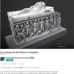 Multimédia sarcophage de Phèdre et d'Hippolyte 